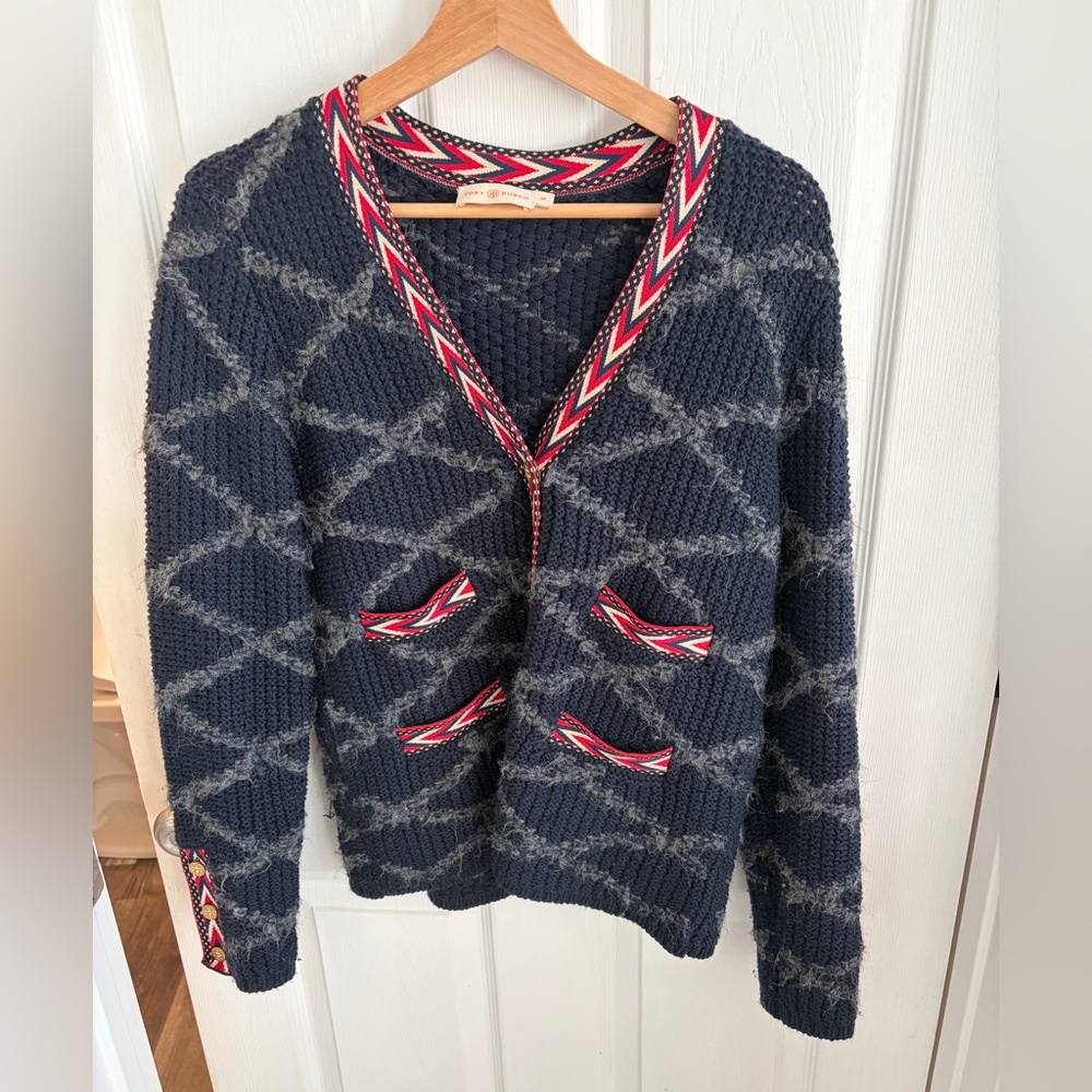 Tory Burch Wool Printed Sweater